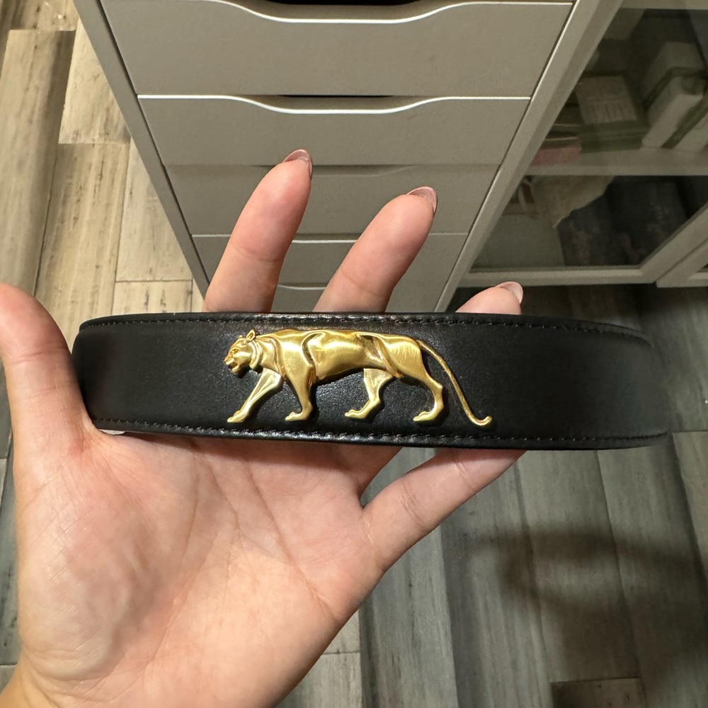Authentic Sabyasachi black Bengal Tiger belt